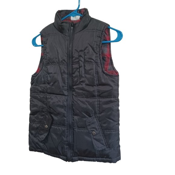 Sovereign Code Boy's Black Vest Sleeveless Zip Closure Size 10-12 Waterproof - Picture 3 of 8